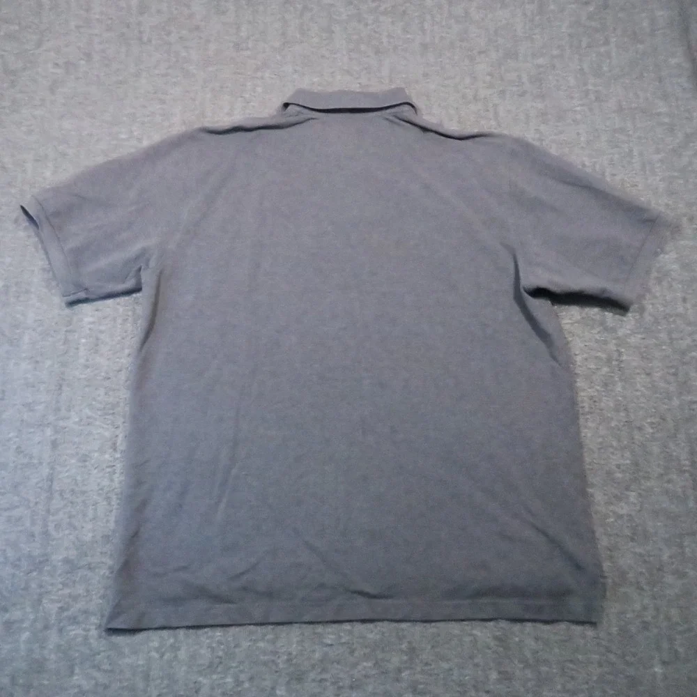 Brooks Brothers Performance Knit Polo Shirt Mens 2XL Gray Business Casual Golf